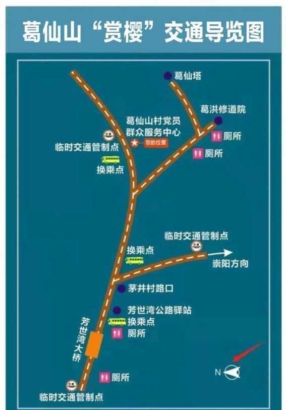 葛仙山樱花季交通管制与旅游服务公告