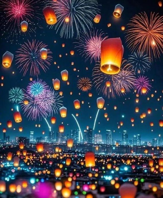 闹元宵，欢腾夜