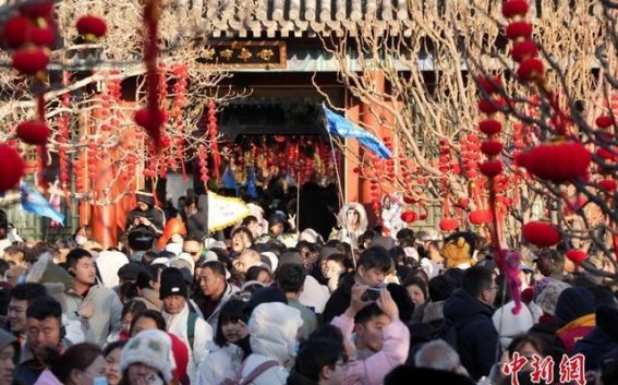 北京春节旅游热度持续攀升，颐和园成新年打卡热点