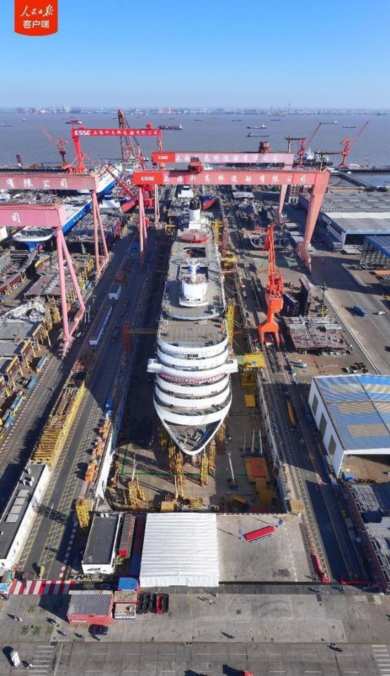 国产大邮轮再起航，爱达·花城号正式亮相