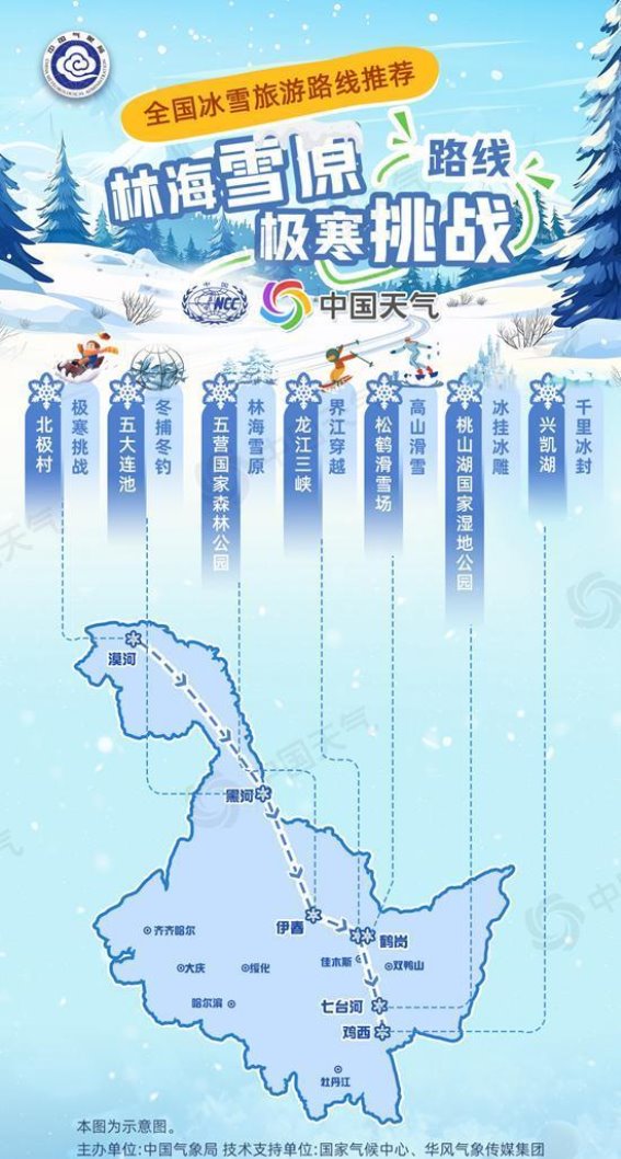 挑战极寒，探索中国冰雪奇境：十大冰雪旅游路线推荐