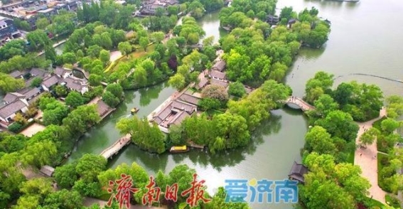 立夏时节的济南大明湖：五一假期的湖光美景