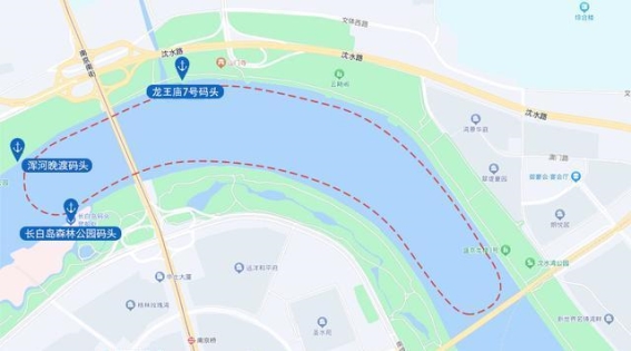 沈阳浑河游船全新启航 新航线新体验