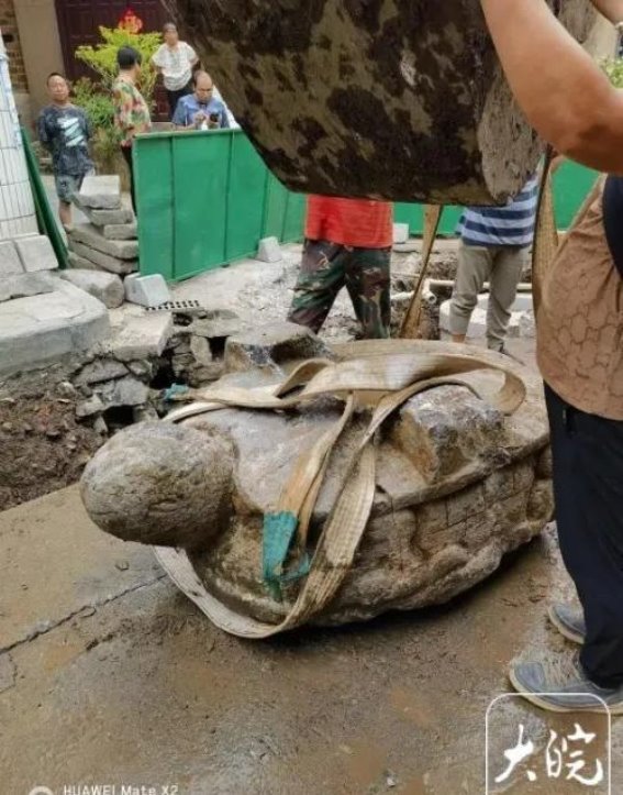 湖南武冈巨型石龟惊现施工现场，或将揭开古城“三龟守门”之谜