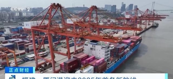 厦门港迎来2025年首条新航线，助力“一带一路”航运网络扩展