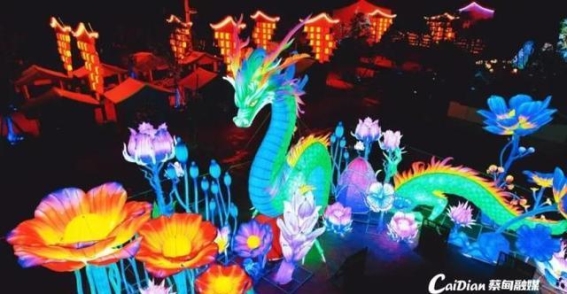 武汉花博汇“桃李春风”新春盛典：在光影与传统之间绽放